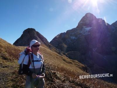 Wildengundkopf im Gebirgszug Himmelsschrofen