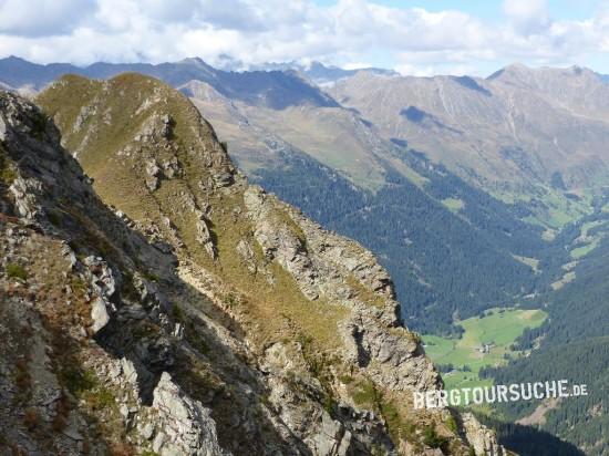 Der Hochstein, Aussichtspunkt auf das Gsieser Tal um St. Magdalena