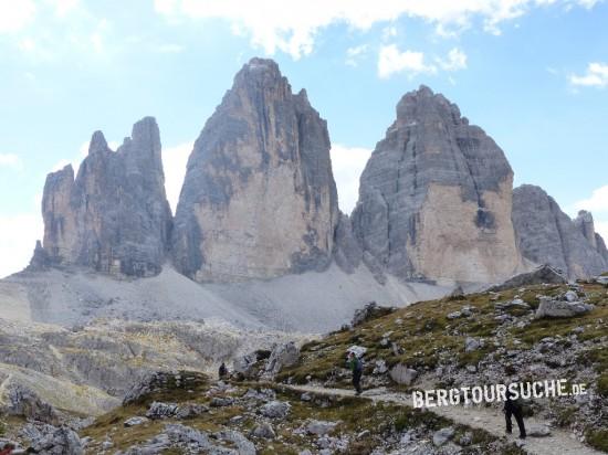 Drei Zinnen Hütte durch das Rienztal